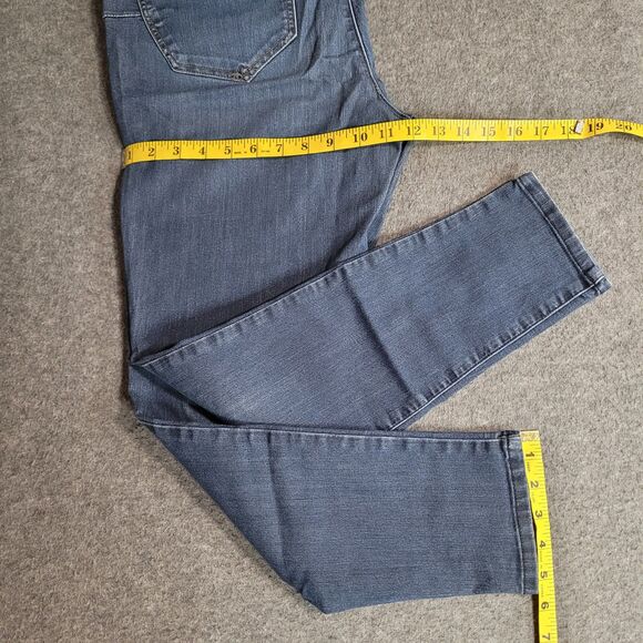 Democracy "Ab"solution Jeans Size 12 Blue Booty Lift Jegging B1105ADBX Mid Rise - Picture 6 of 11